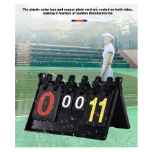 Scoreboard Flip Foldable Double-Sided Score Keeper , Portable Scoreboard for Volleyball, Table Tennis , Baseball