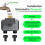 2.4GHz Solar Power Wifi 2 Zone Programmable Water Timer IP55 Waterproof  Timed Irrigation Controller for Garden Tap 7