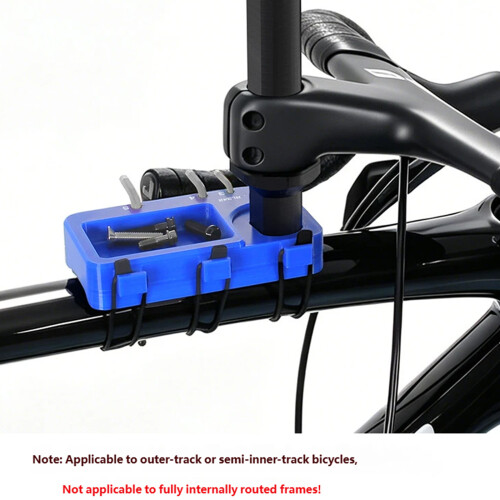 Multifunctional Bike Head Tube Supporting Rack With Tool 1