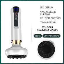 (White, 6 speed) Handheld Cellulite Massager, Body Sculpting Machine, Rechargeable & Cordless