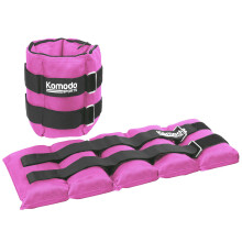 KOMODO 10kg Pink Adjustable Ankle Weights