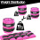 Komodo KOMODO 10kg Pink Adjustable Ankle Weights 7