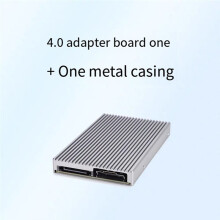 SFF-8654 8i Naar 2 M.2 2280 NVMe-Adapterkaart voor Moederbord, Externe Grafische Kaart (GPU), 2,5 Inch Harde Schijf, Koelblok, 8654-Kabel B