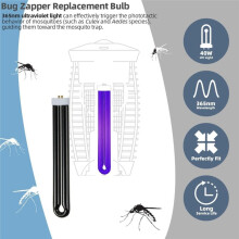 2 Pcs BB-40blk 40W Bug Zapper Light Bulb for Black Flag Model BZ-40BLK, BZ-40DX, BZ-40MAX, with 4-Pin Base