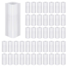 280 Stücke Sublimation Schrumpf Folie 5X10 Zoll Wärme Übertragung Schrumpf Folie Schrumpf Folie Beutel Weiße Schrumpf Folien Bänder für Becher