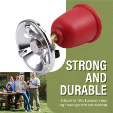 Outdoor Camping Stove 190g Euro Gas Tank Coffee Stove Adjustable Propane Gas Burner for Outdoor Fishing Hiking Picnic A
