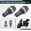 10Pcs 10A AC 250V 5mm x 20mm Panel Mounted Plastic Fuse Holder Socket 6