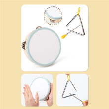 Musical Instruments Wooden Toys for Toddlers 1-3, Percussion Instruments Set, Early Learning Music Toy