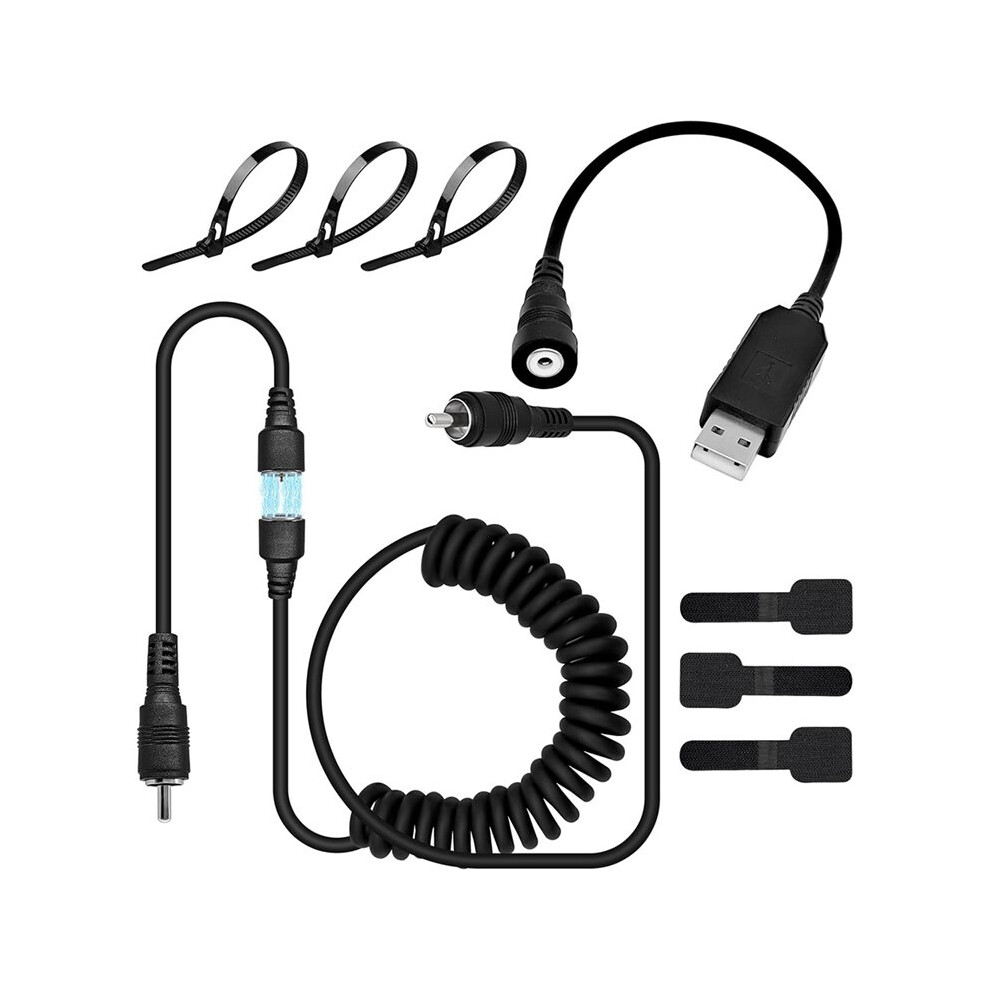 Usb Port Magnetic Power Cord, Snowmobile Helmet Heated Shield Cord 12V For Heated Most Electric Shields, Helmet, Visor 4712564436183
