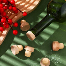 150Pc Wine Bottle Cork T Shaped Cork Plugs for Wine Cork Wine Stopper Reusable Wine Corks Wooden and Rubber Wine Stopper
