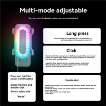 RGB LED Night Flight Light for Avata360/2 2-in-1 LED Landing Gear Colorful Flash Warning Light for Avata360