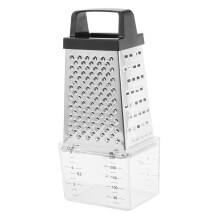 4 Seitige Blades Käse Gemüse Reibe Karotte Gurken Hobel Schneider Box Container Geschirr Edelstahl