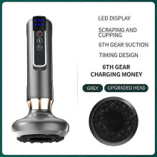 (Gray, 6 speed) Handheld Cellulite Massager, Body Sculpting Machine, Rechargeable & Cordless