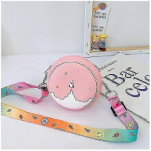 Silicone Children's Bags Crossbody Bags Small Satchel Cute Fashion Coin Purse A