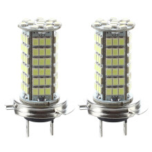 2x Weiss H7 12V 102 SMD LED Scheinwerfer Auto KFZ Leuchte Birne Licht Lampen