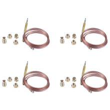 Kit termocoppia universale per fornello a gas da 4 set da 900 mm M6X0,75 con dadi rovesciati (20) Termocoppia di ricambio