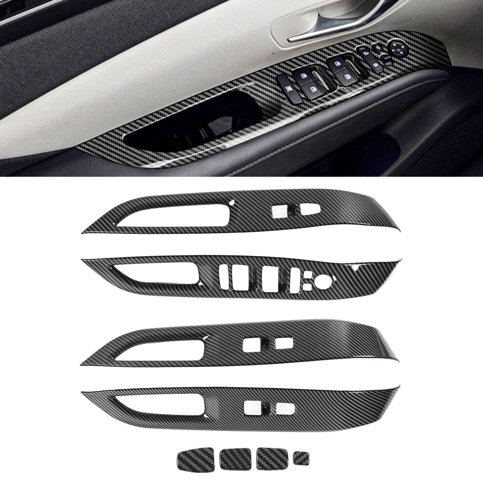 Carbon Fibre Door Switch Cover Tucson 2022 7055741022067