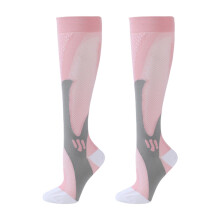 Chaussettes de football à Compression élastique,-Rose XXL