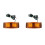 2X Front Grill Light LED  Lamp for     Truck Lorry Front Double Burner Indicator Lights A 1