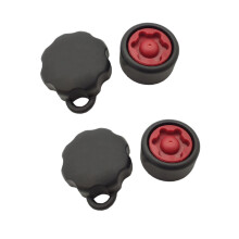 2X Clé de Bouton de Sécurité à Verrouillage à Broche Stable Antivol de Haute Qualité pour Support de Téléphone à Prise de Bras de 1 Pouce