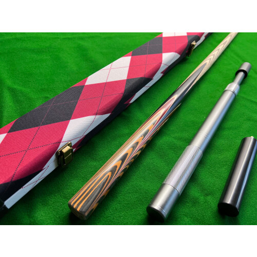 1 Piece Handmade Black Ebony Snooker Pool Cue Set 1
