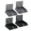 4PCS Sticky Note Stencil and Holder,Reusable Sticky Note to Do List Stencil,3x3 Inches for Precise Planning 1