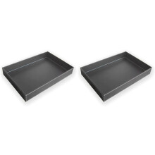 2X Vassoio Portaoggetti Nel Pelle PU, Vassoio Svuotatasche Vassoio Portaoggetti Decorativo da Tavolo per Monete, Monete, Chiavi, Telefono