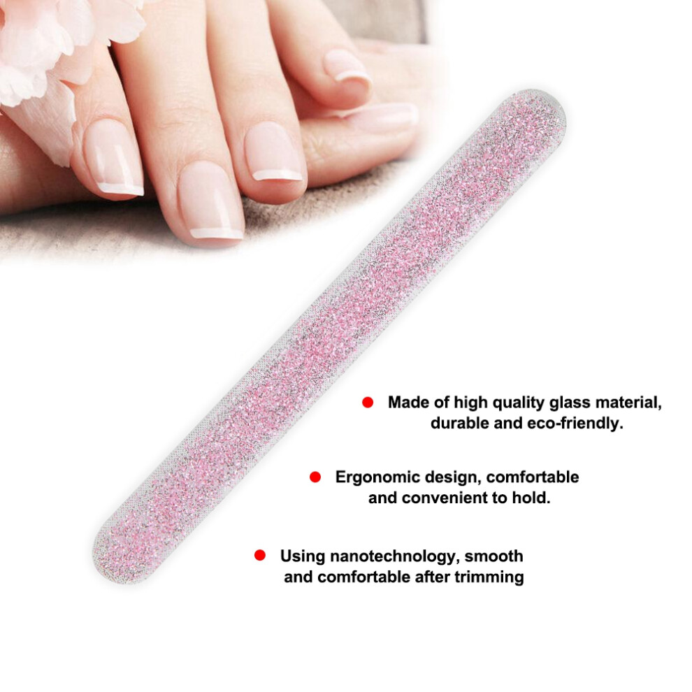 Pink Callus Pedicure Tool Nano Glass 12Cm
