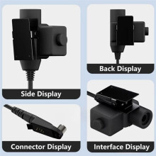 Adaptateur de Câble PTT GP-328 U94 pour Talkie-Walkie pour GP328 (Prise OTAN)