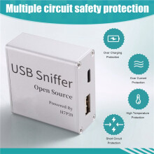 USB Protocol Analyzer 480M USB Sniffer Support Wireshark Open Source FPGA-Based