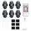 6Pcs Wireless LED Strobe Light for Drone Helicopters Motorcycle Remote Control Warning Light Indicator Light USB Charge 6