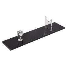2Pcs Knife Display Stand Acrylic Knife Case Desktop Knife Display, Single Knife Holder for Home Decor (Black Base)