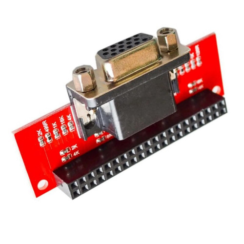 VGA 666 Adapter Board for Raspberry Pi 3B 2B B+ A+ Direct Plug-and-, No Extra Drivers Required, Easy to Install 1