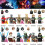12PCS Star Wars Poggle  Luke Skywalker Series Figures Bricks UK Priority Delivery 1