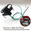 16296 Replacement Remote Control Female Socket Winch Harness 3 Wire Socket 12 Volt for Winch Remote Round 3 Pin Plug 6