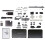 Replacement for 3DS XL LL Top Buttom Back Cover Game Console Case for  3DS XL LL Front Back Faceplate Case 5
