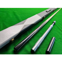 1 Piece Handmade Ash Shaft Snooker Cue Set + Case