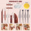 12PCS Pottery Tools Kit, Polymer Clay Tools Set for Sculpting, Air Dry Clay Tools, Ceramic Tools for Carving, Molding 7