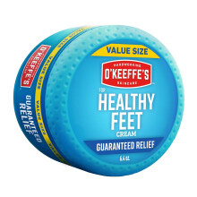 O'Keeffe's for Healthy Feet Foot Cream - 6.4 oz Jar (1 Pack) - Guaranteed Relief for Extremely Cracked, Dry Feet, Repairing Skincare