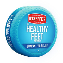 O'Keeffe's for Healthy Feet Foot Cream - 3.2 oz Jar (1 Pack) - Guaranteed Relief for Extremely Cracked, Dry Feet, Repairing Skincare