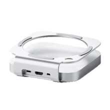 Aluminum Stand Hub with NVMe SSD Enclosure for M4/M4 Pro 2024 Card Readers USB3.210Gbps USB 2.0