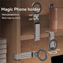 360 Rotating for Airplane Phone Holder Foldable Tripod Stand for 16, 15 for 16, 15