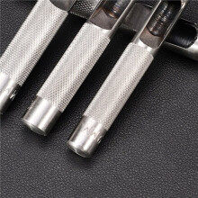 12 Pcs Leather Hole Punch Kit 3mm-19mm Round Steel Leather Hollow Hole Punch Tool Set