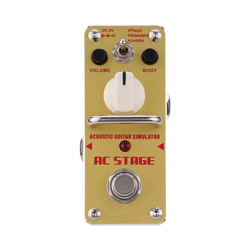 Tomsline Aas-3 Ac Stage, Acoustic Guitar Simulator Pedal 6033720316124