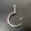 Set Of 2 High Capacity Wall Mount Hooks Ideal For-Black 5