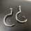 Two Piece Aluminum Wall Hook Set Designed For Pool Table-silver 7
