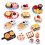 Gebak Plastic Dessert Display Poppenhuizen Accessoire-FF1 1
