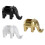 Support de téléphone et stylo en résine d'éléphant-Blanc 2