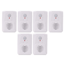 5X Sensor Motion Door Bell MP3 Infrared Doorbell Wireless PIR Motion Sensor Voice Prompter Welcome Entry Alarm