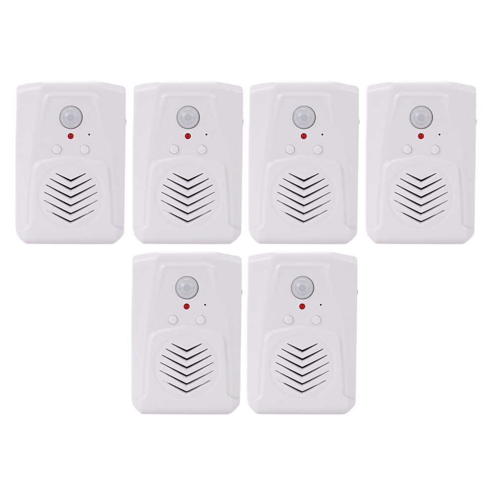 5X Sensor Motion Door Bell Mp3 Infrared Doorbell Wireless Pir Motion Sensor Voice Prompter Welcome Entry Alarm 4714077216603